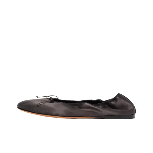 THE ROW Bow Detailed Slip On Flat Shoes Women's