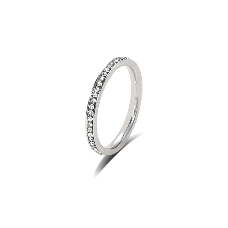 SHEEHHYY Alloy/Zircon Rings Unisex-3