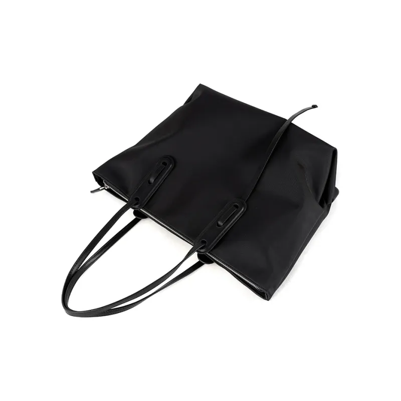 Vigno Synthetic Leather Tote Bag, Shopping Bag, Handbag, Shoulder Bag Women's Khaki/Black-20