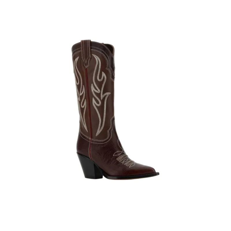 SONORA BOOTS Santa Fe Knee high Boots 9cm Women's Brown-2