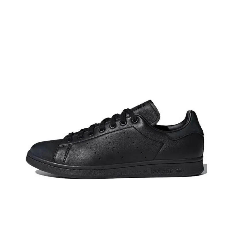 Adidas Stan Smith Triple Core Black Suede Toe-0