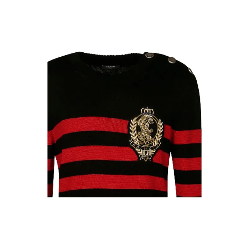 BALMAIN Sweaters Men Red-5