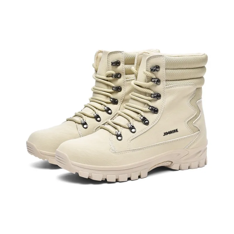 King Jinmai Work Boots Short Martin Boot Unisex-12