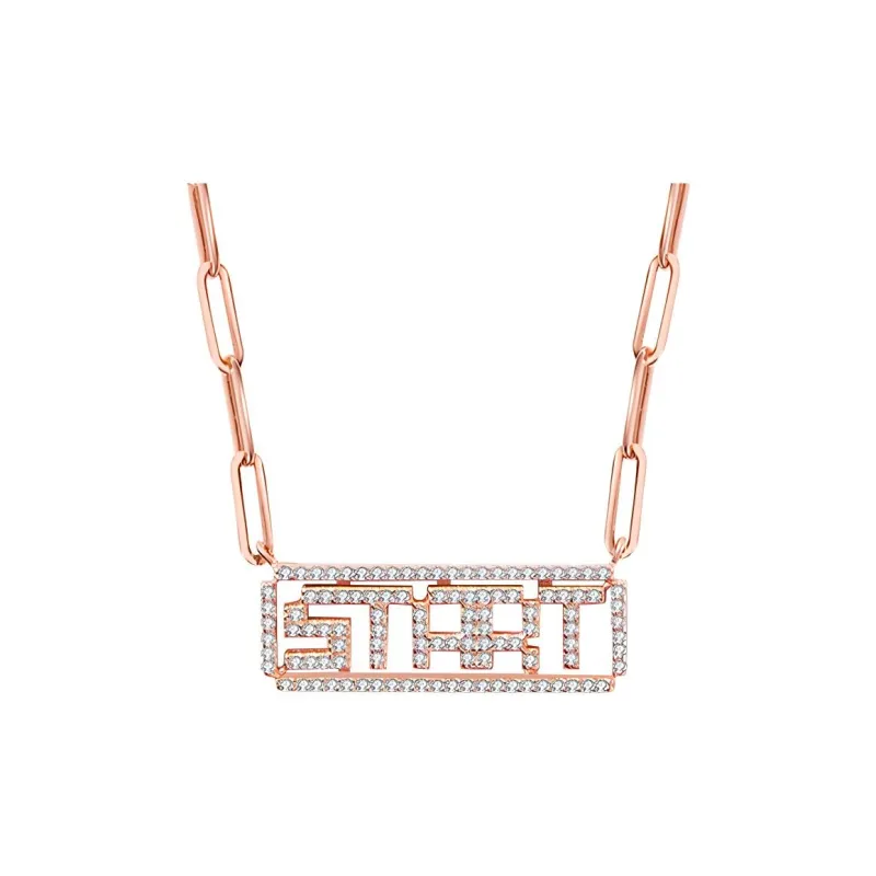 Agatha 925 Sterling Silver Collarbone Chain Necklace Unisex-1