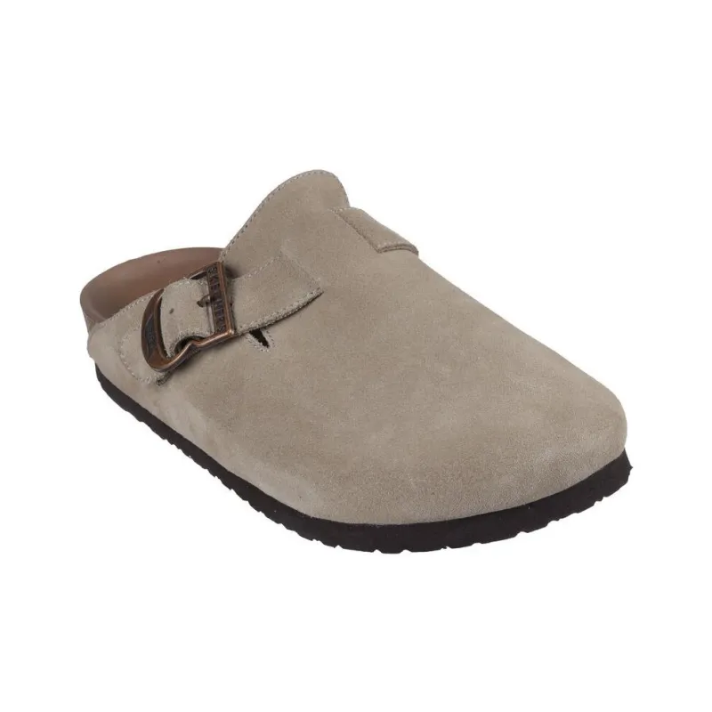 Skechers ARCH FIT GRANOLA Abrasion-Resistant Slip-Resistant Wrap-toe Slippers Women's Taupe-2