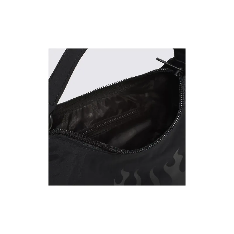 Vans Nylon Shoulder Bag Crossbody Bag Handbag Regular Unisex Black-2
