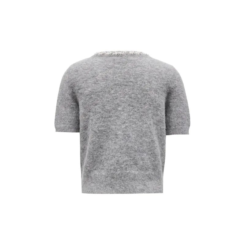ONLY Knitwear Women's Light Gray Multicolor-1