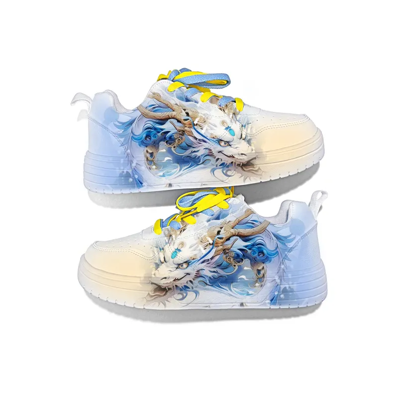 Cold Cicadas Yesterday Slip-Resistant Cushioning Wear-Resistant Lightweight Breathable Low-Top Skateboard Shoes Unisex-2