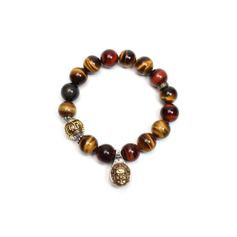 CUIJING Tiger's Eye Stone Bracelets Men's-1