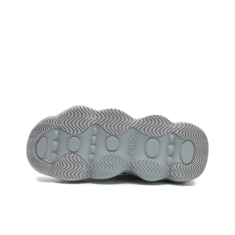 FILA PEASE Non slip Breathable And Wear resistant Low Top Casual Shoes Women's Silver Gray-5