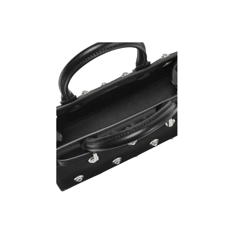 VERSACE Medusa '95 Lambskin Tote Bag Shopping Bag Handbag Mini Women's Black-2