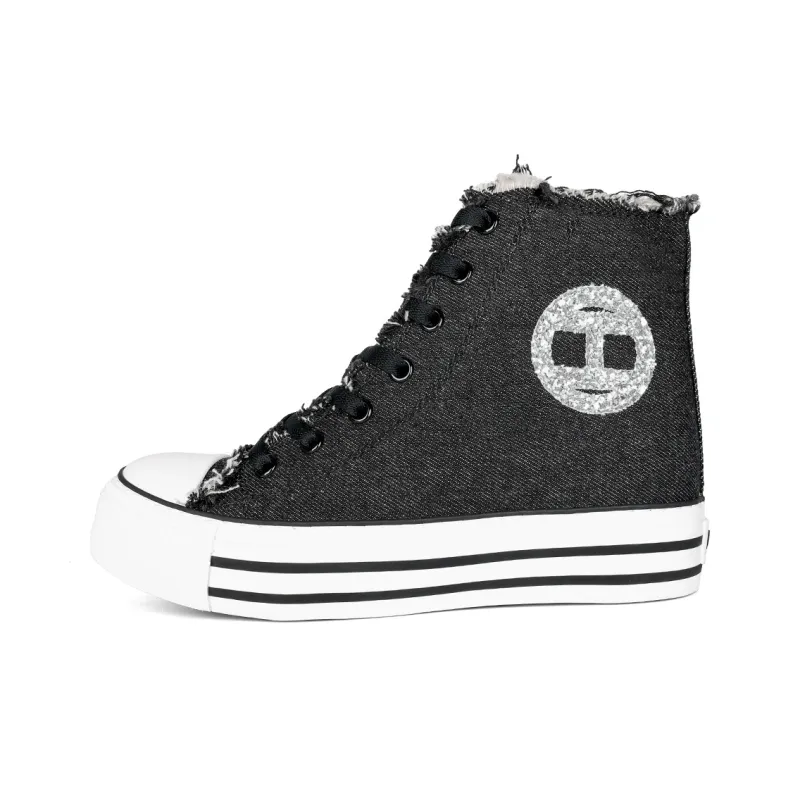 IiJin High Top Skateboard Shoes Women's-4
