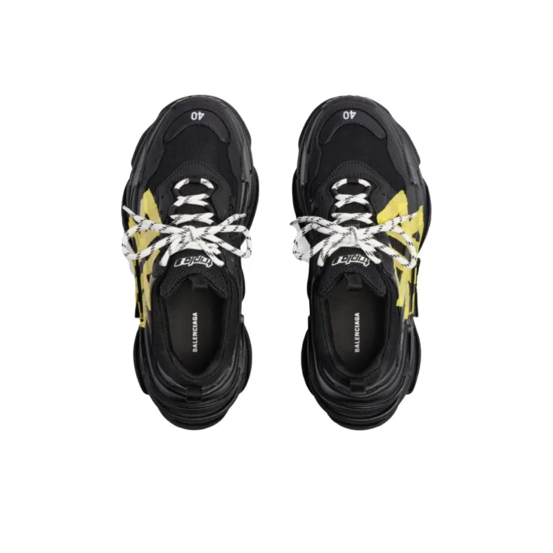 Balenciaga Triple S Tape Type Lace Up Sneakers Women's-4