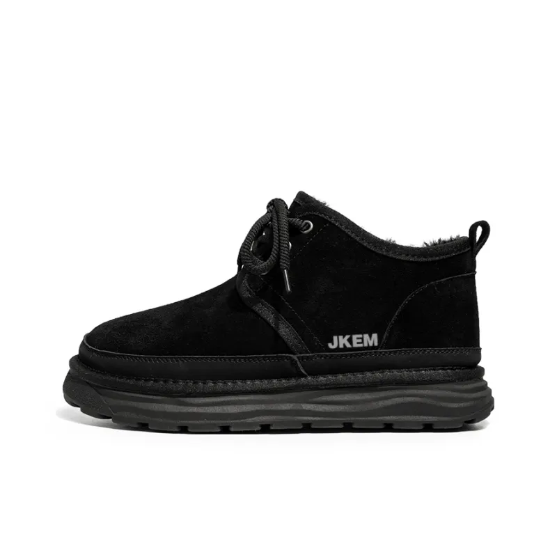 JKEM Abrasion Resistant Cushioning Slip Resistant Short Snow Boots Unisex-0