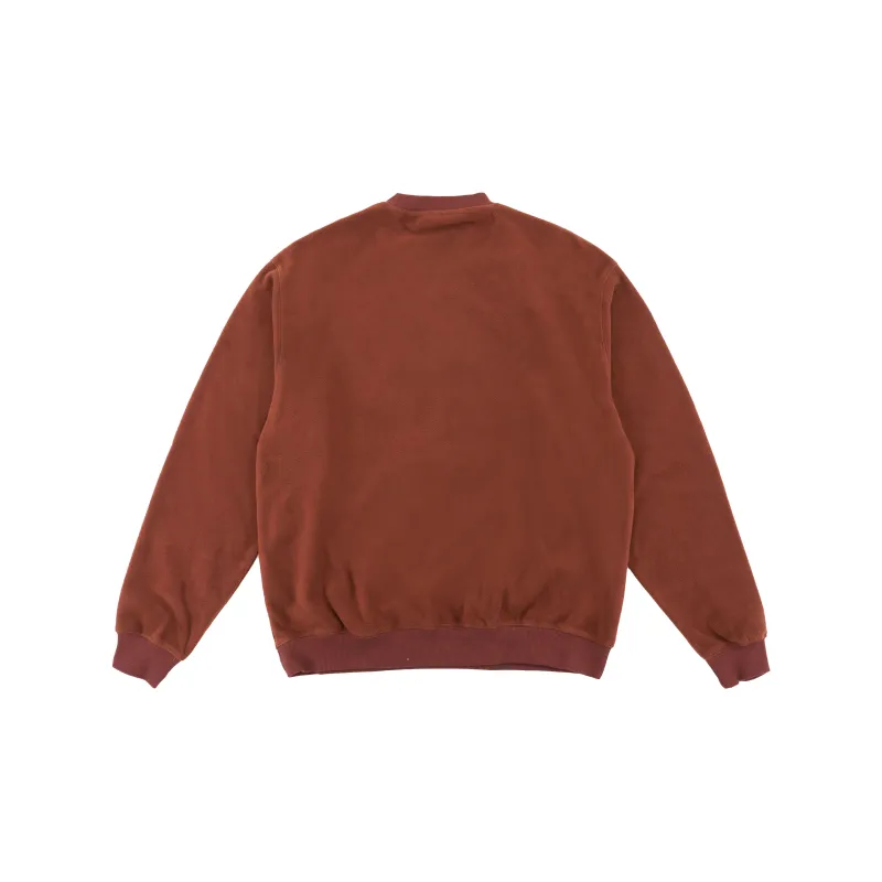 PLEASURES Appointment Fleece Crewneck-3