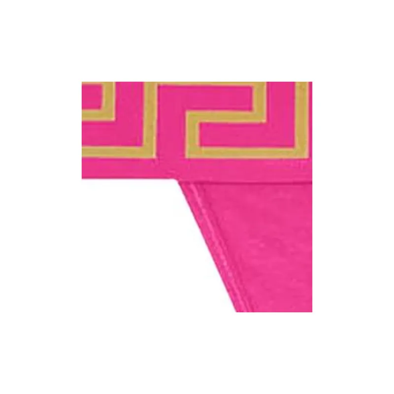 VERSACE Greca Border Thong 'Fuchsia'-2