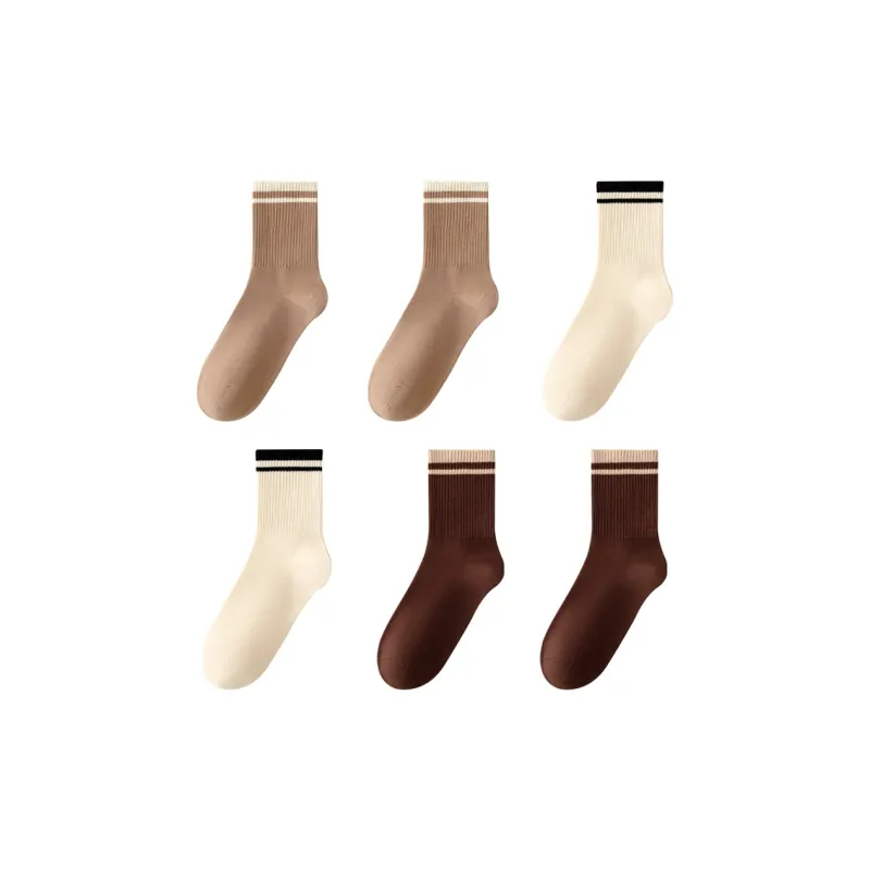 MIIOW Mid Calf Socks Unisex 6 Pack-5