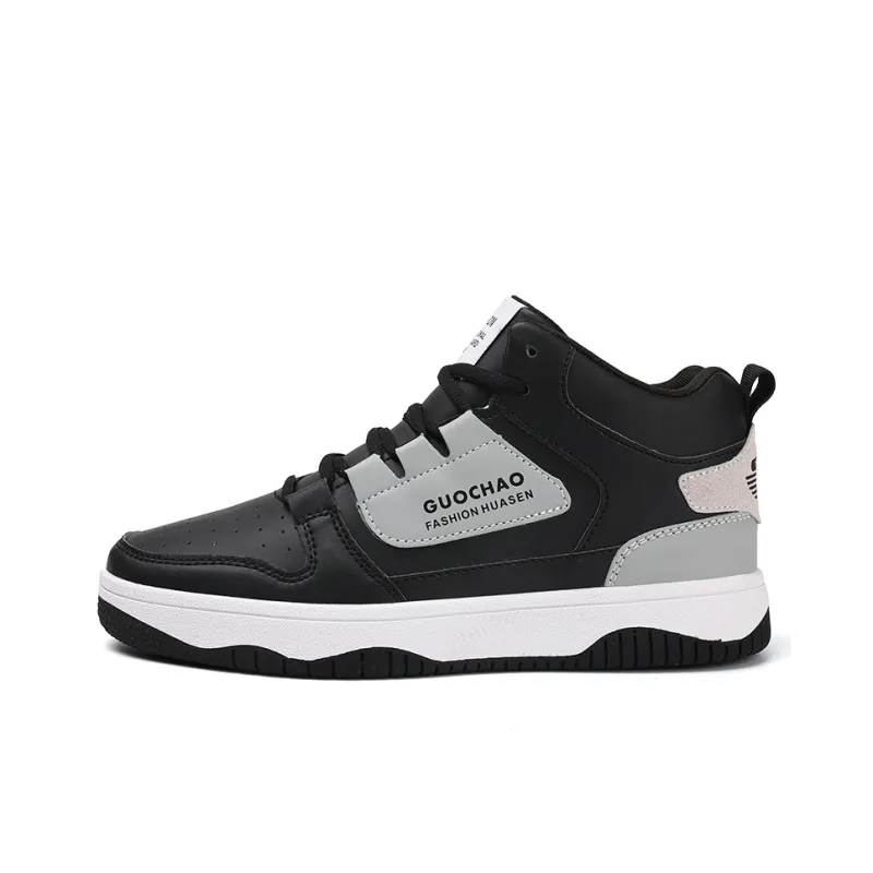 SOURCE Slip Resistant Waterproof Abrasion Resistant Balance Lightweight High Top Skateboard Shoes Men's-5
