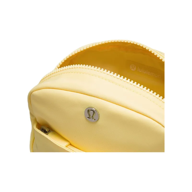 Lululemon Nylon Storage Bag Clutch Mini Women's Swirl Yellow-3