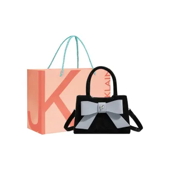 JANE KLAIN Synthetic Leather Small Square Bag One Shoulder Handbag Regular Women's White/Black/Pink
