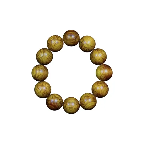 CHENTANMUZUO Golden Sandalwood Bracelets Unisex