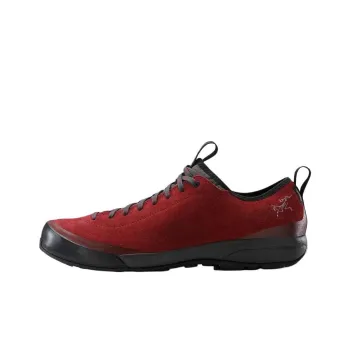 Arcteryx Acru Anti-Slip Wear-Resistant Low-Top Trekking Shoes Men's Red Black