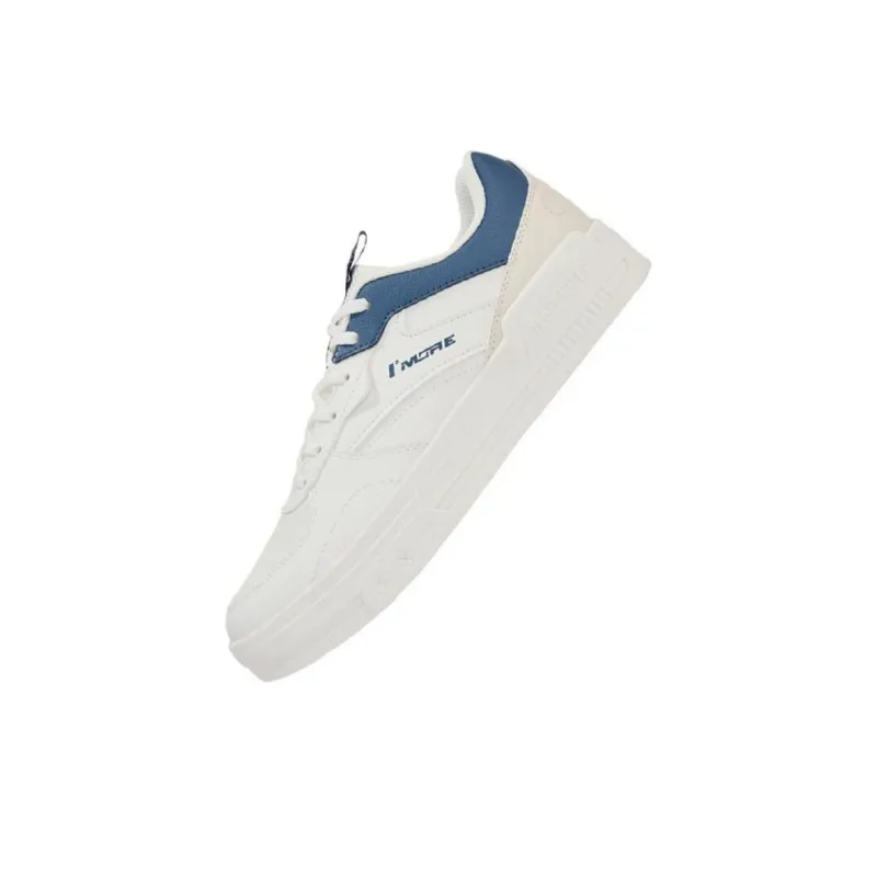 361° Air Force One Water Resistant Lightweight Low Top Skateboard Shoes Men's White Blue-1