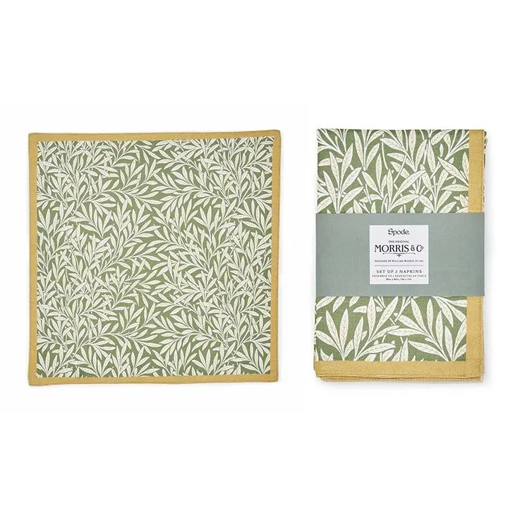 Portmeirion Cotton Tablecloth, Napkin Holders, Table Flags, And Table Runners-9