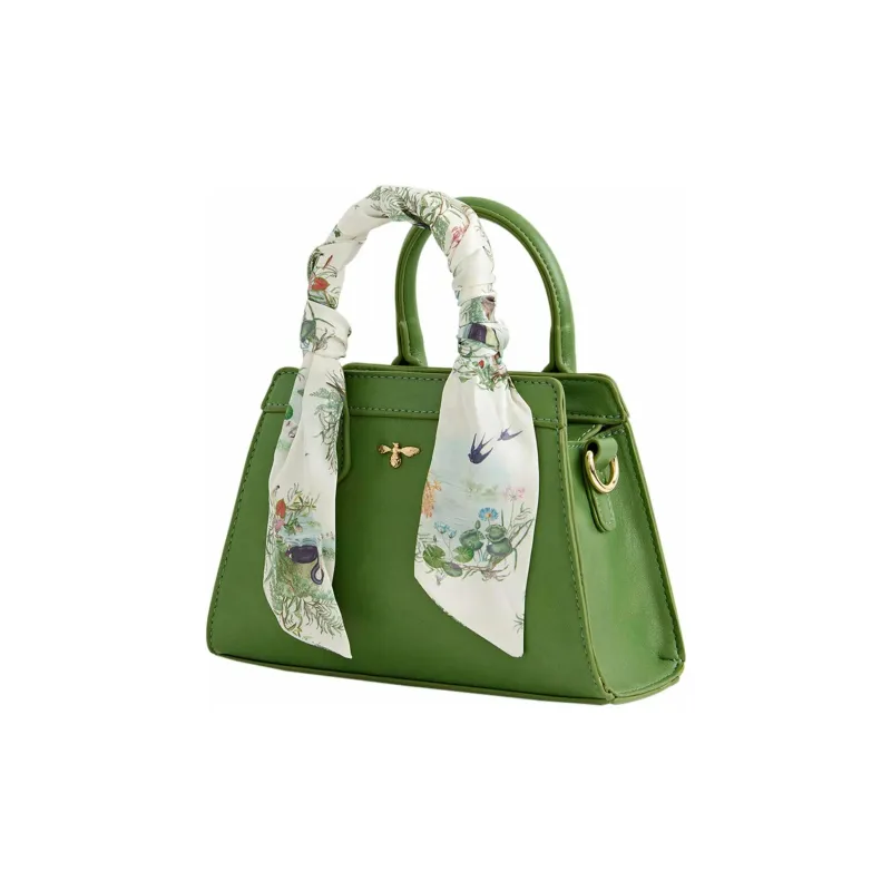 Fable Polyurethane One Shoulder Handbags Women's Green-2