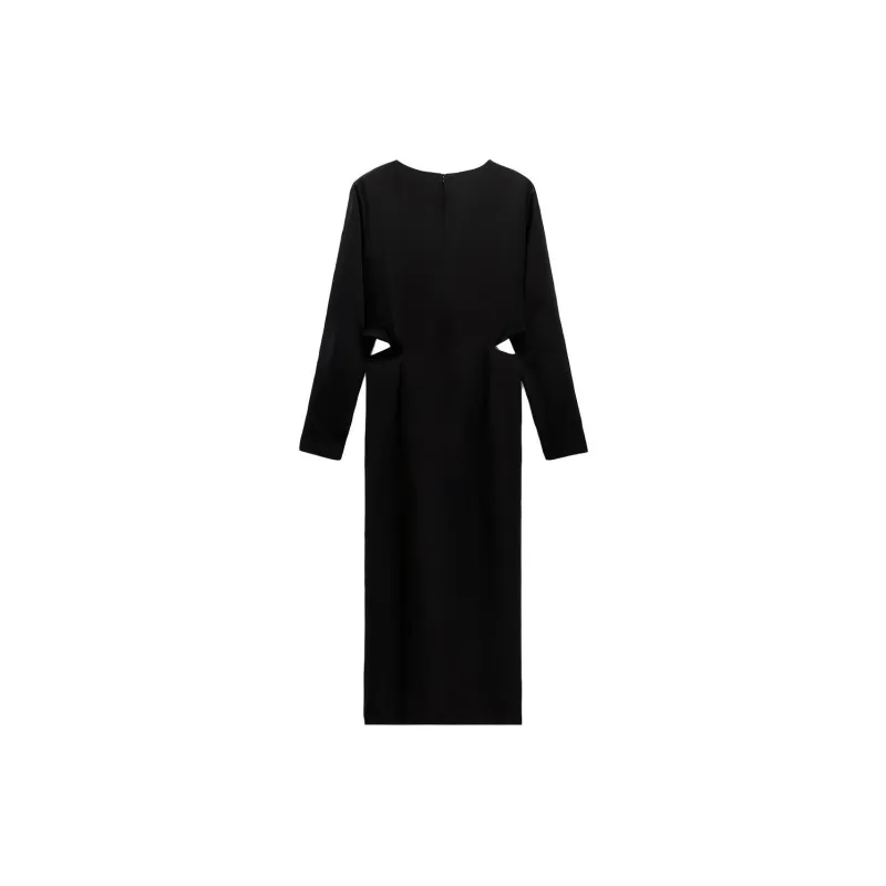 ZARA Long Sleeved Dresses Women's Black-1