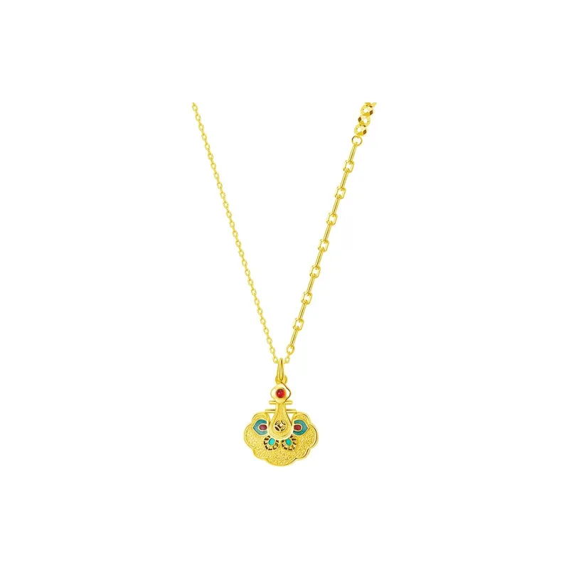 Heart Grass S925 Silver Necklaces Women's-3