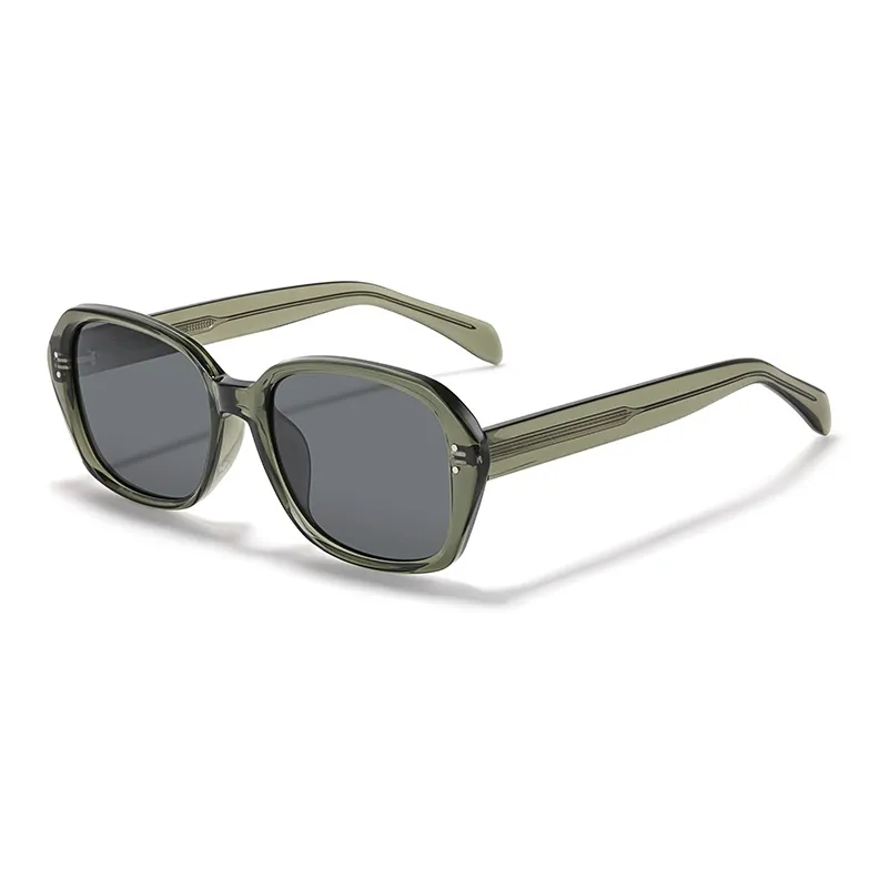 Sagawa TR/Memory Plastic Square Sunglasses Unisex-10