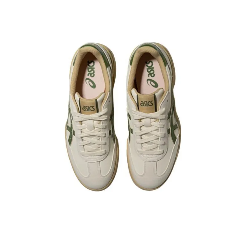 Asics Gel Spotlyte Cushioning Wear Resistant Low Top Casual Shoes Unisex Beige Green-2