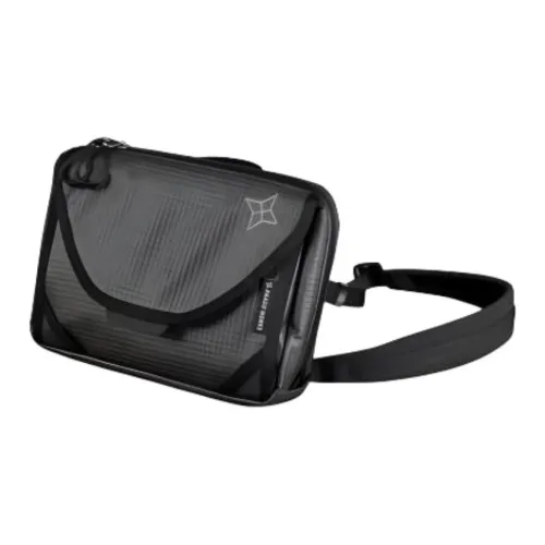 PAAGO WORKS Nylon One Shoulder Crossbody Storage Bag 3L Unisex Black