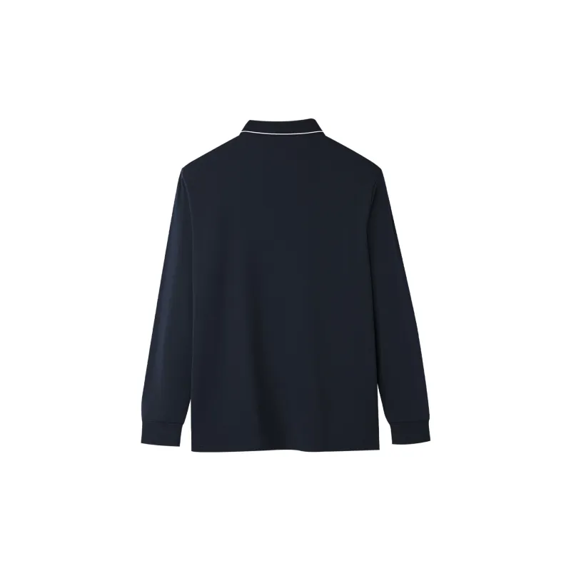 HLA Long Sleeved Polo Shirt Men's-1