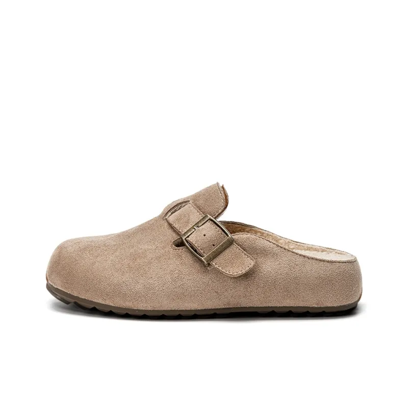 EXULL Q Wrap toe Slippers Women's Mocha-0