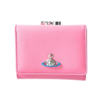 Vivienne Westwood Lambskin Wallet Women's Pink