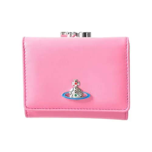 Vivienne Westwood Lambskin Wallet Women's Pink