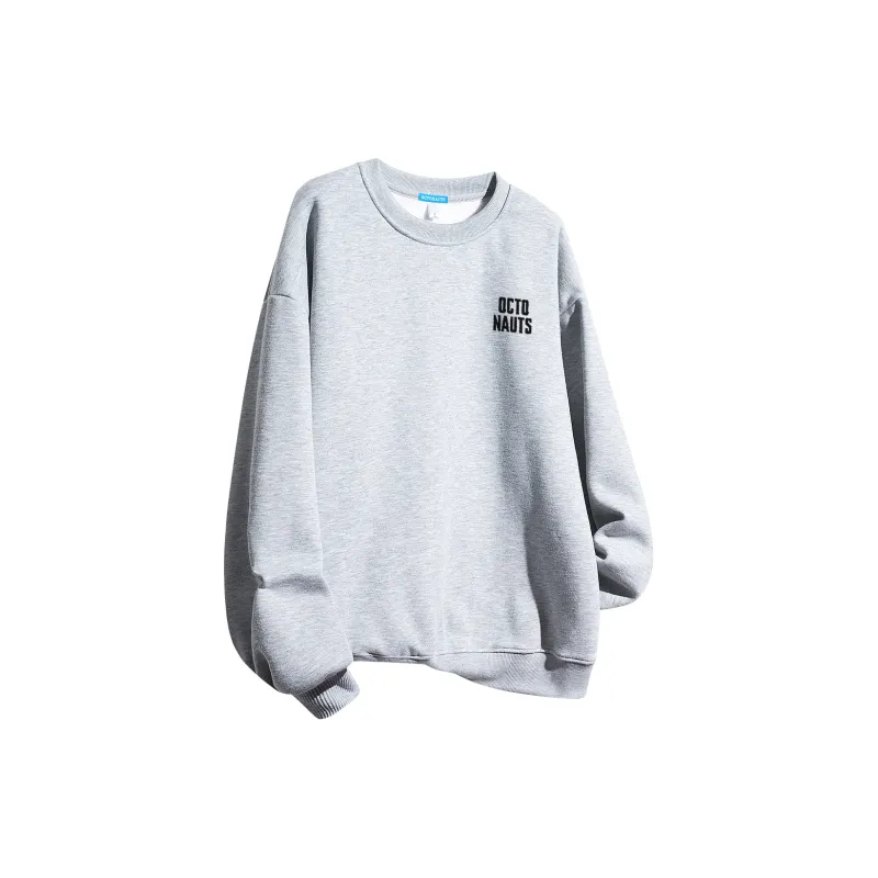 Small Columns Under The Sea Sweatshirt Unisex White-14