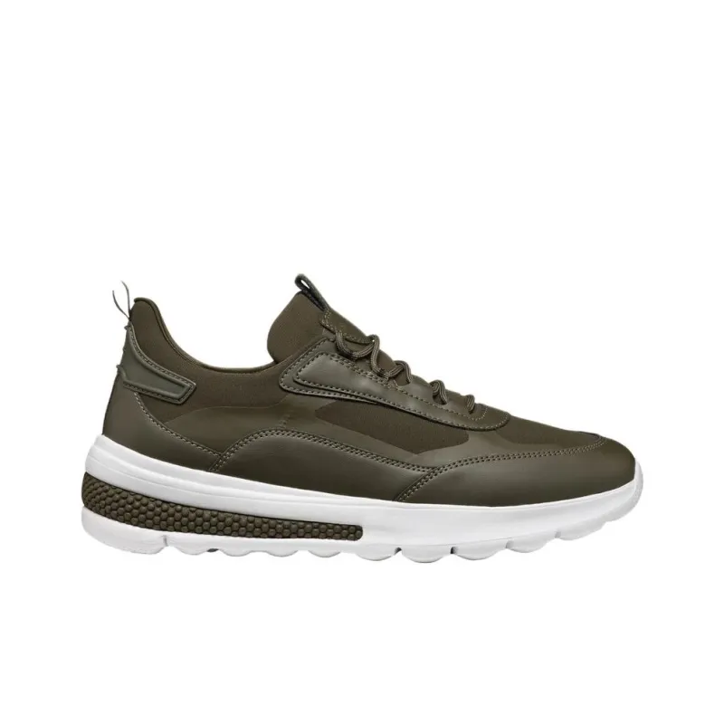 GEOX Spherica Actif Wear-Resistant Low-Top Casual Shoes Men's Army Green-1