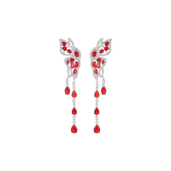 VIOLET Cubic Synthesis Of Zirconia Earrings Women's
