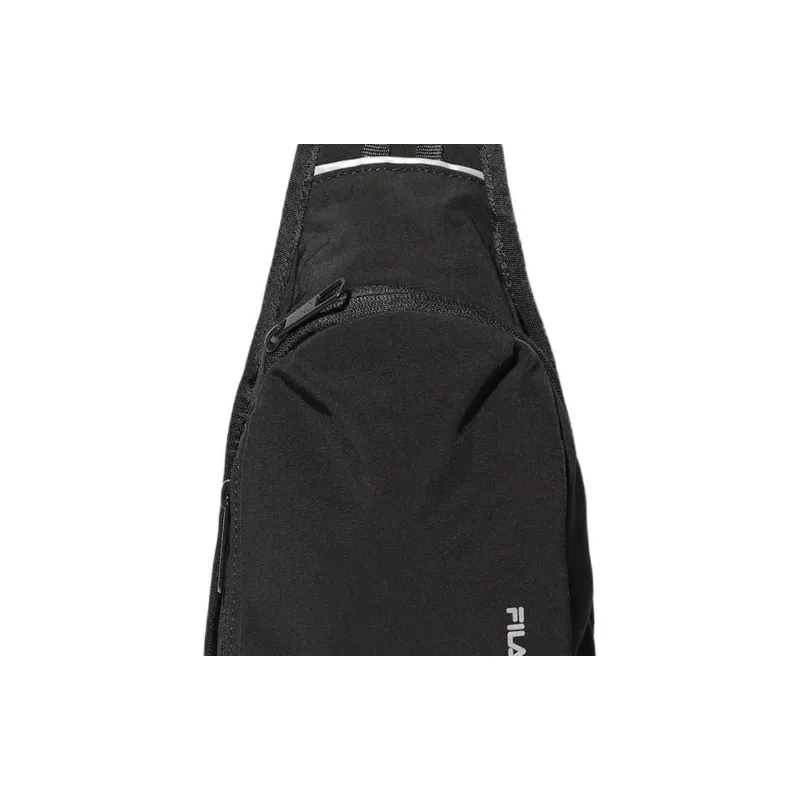 FILA Nylon Sling Bag, Crossbody Bag, Shoulder Bag Regular Unisex Black-3