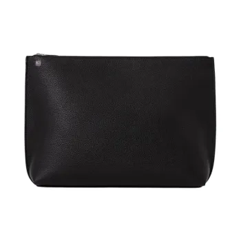 TOTEME Cow Leather Clutch Large Size Women's Black