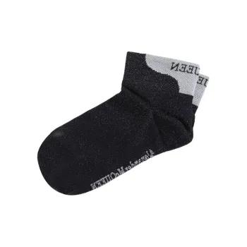 Alexander McQueen SS22 Ankle Socks Unisex 1 Pack Black