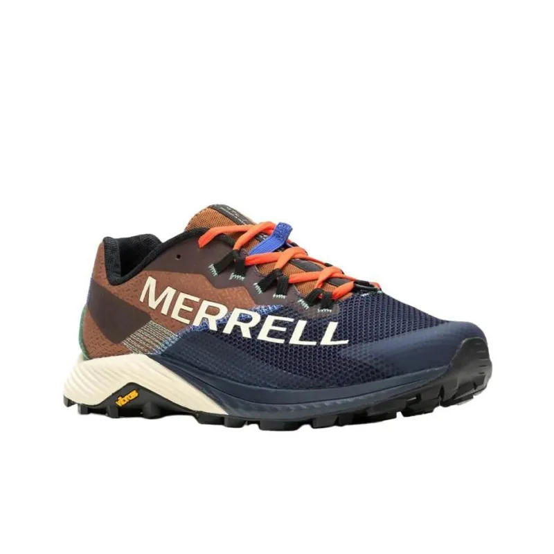 MERRELL MTL Long Sky 2 Anti-Slip Wear-Resistant Low-Top Casual Running Shoes Men's Brown Blue-3