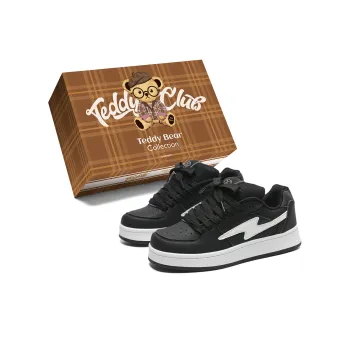 Teddy Bear Collection Low Top Skateboard Shoes Unisex