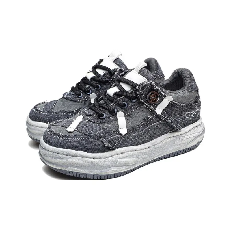 Year By Year Low Top Skateboard Shoes Men's Gray-2