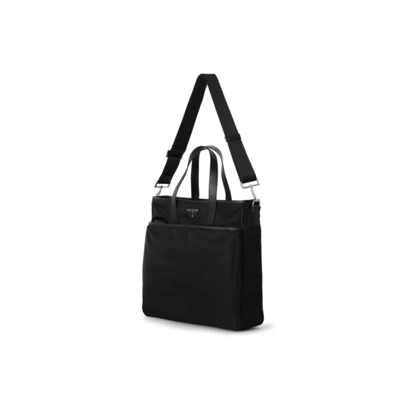 PRADA Nylon One Shoulder Handbag Men's Black-1