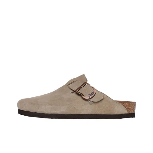 Skechers ARCH FIT GRANOLA Slip-Resistant Abrasion-Resistant Wrap-toe Slippers Women's Taupe