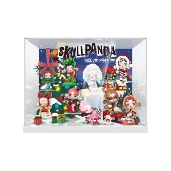 LIGHT YOUR BRICKS Compatibility Pop Mart Skullpanda Wish Time Wall Hanging Frame Model Accessories
